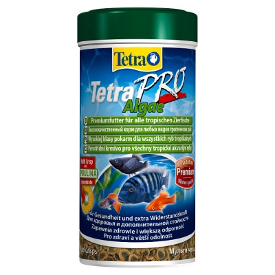 Tetra Pro Algae Корм для всех видов декоративных рыб, чипсы 250 мл/45гр